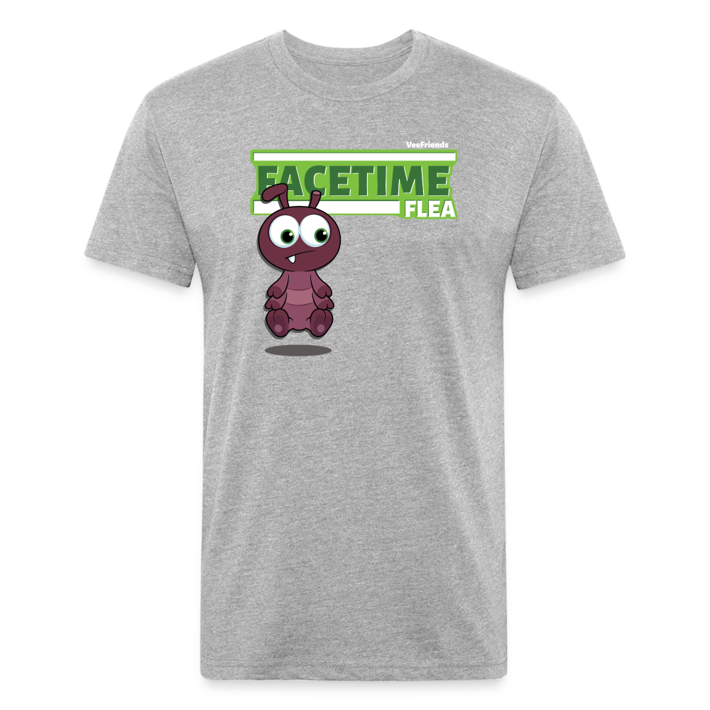 Facetime Flea Character Comfort Adult Tee - heather gray