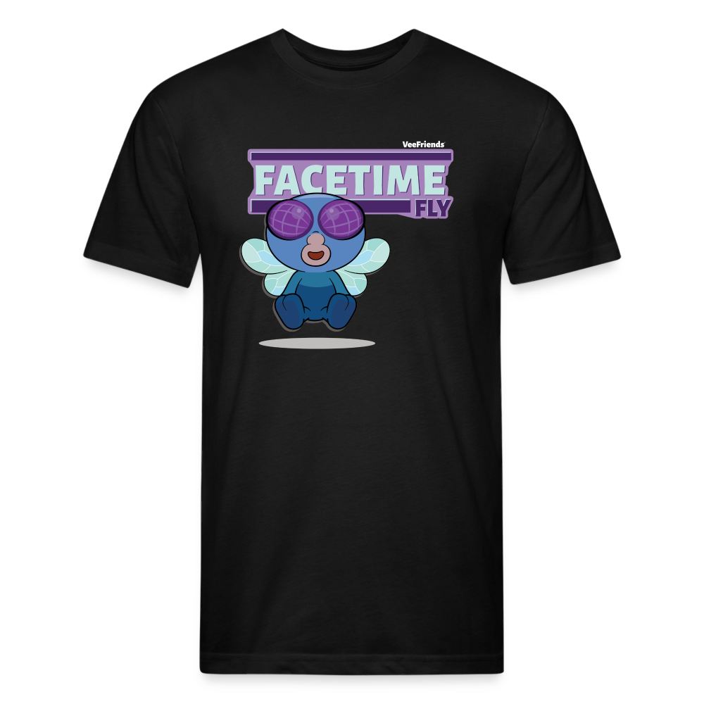 Facetime Fly Character Comfort Adult Tee - black