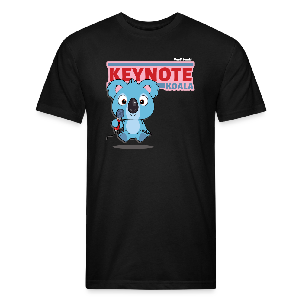 Keynote Koala Character Comfort Adult Tee - black