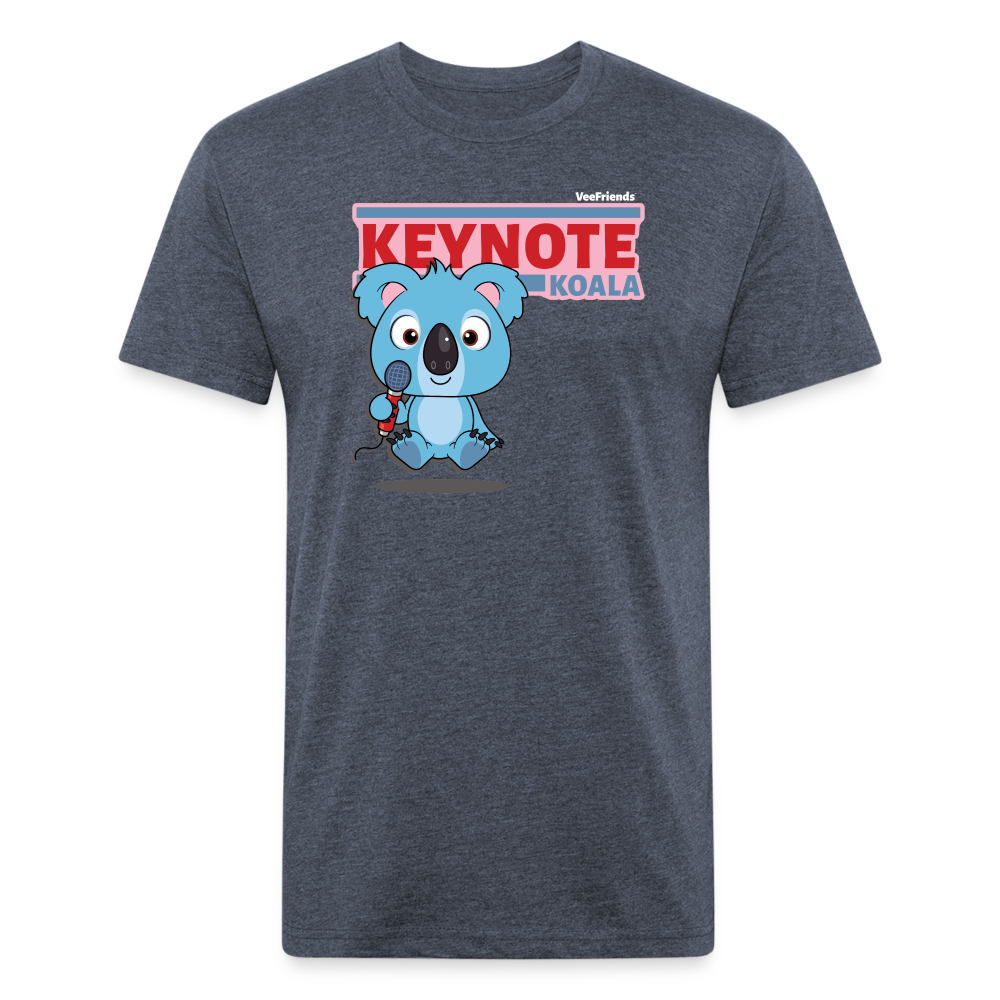 Keynote Koala Character Comfort Adult Tee - heather navy