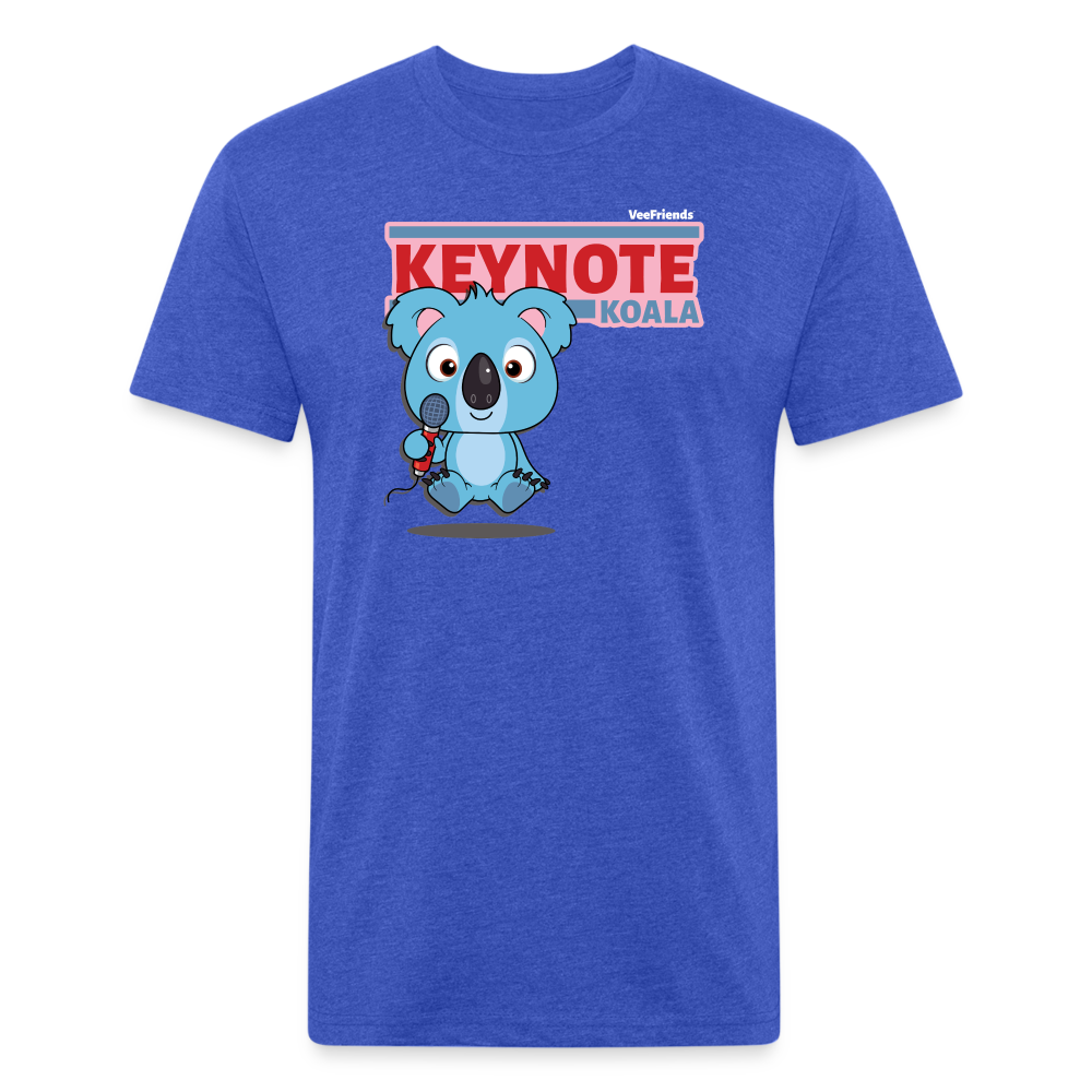 Keynote Koala Character Comfort Adult Tee - heather royal