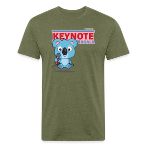 
            
                Load image into Gallery viewer, Keynote Koala Character Comfort Adult Tee - heather military green
            
        