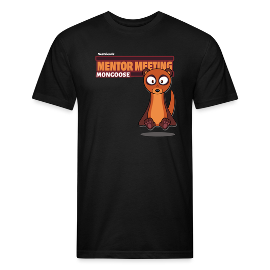 Mentor Meeting Mongoose Character Comfort Adult Tee - black