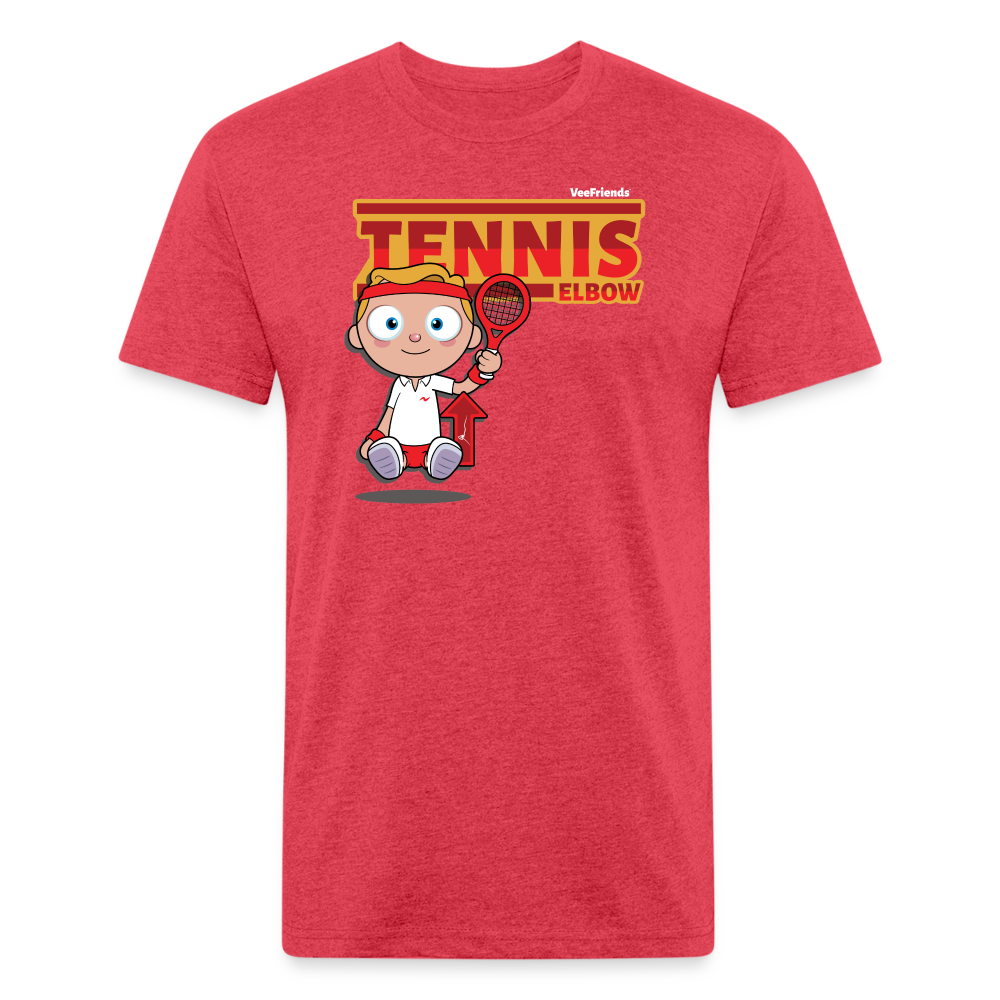 Tennis Elbow Character Comfort Adult Tee - heather red