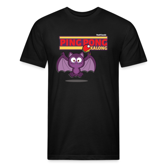 Ping Pong Kalong Character Comfort Adult Tee - black