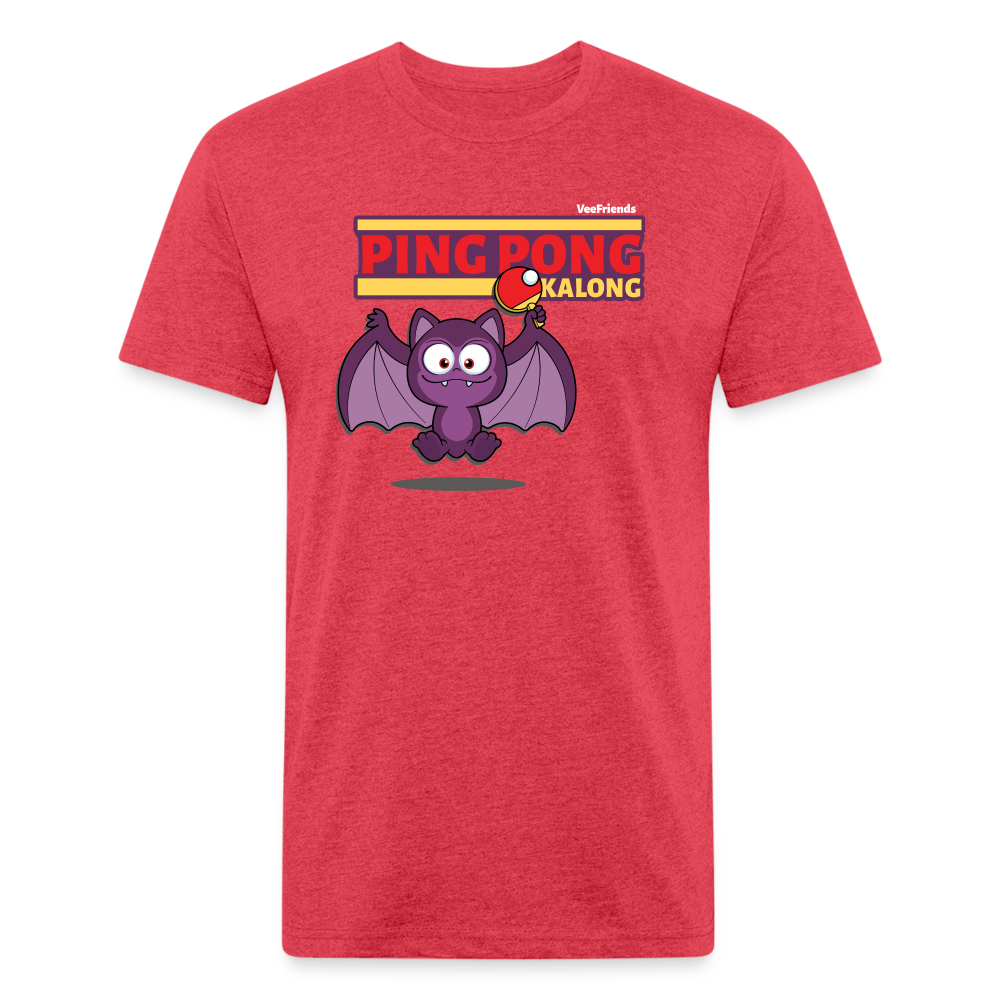 Ping Pong Kalong Character Comfort Adult Tee - heather red
