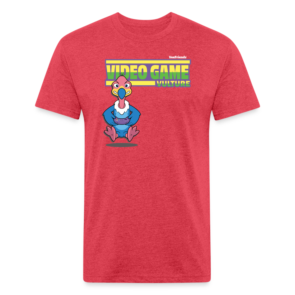 Video Game Vulture Character Comfort Adult Tee - heather red