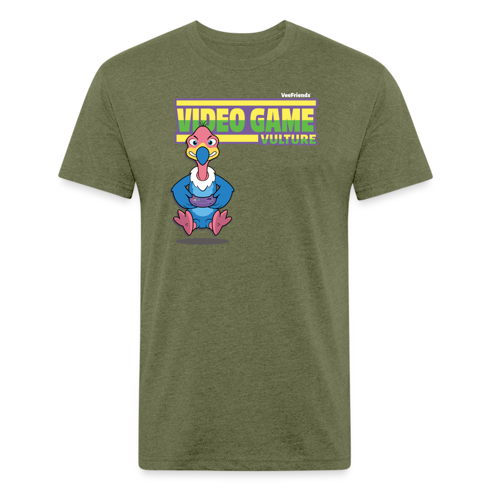 Video Game Vulture Character Comfort Adult Tee - heather military green