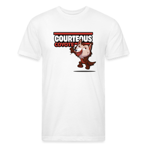 Courteous Coyote Character Comfort Adult Tee - white