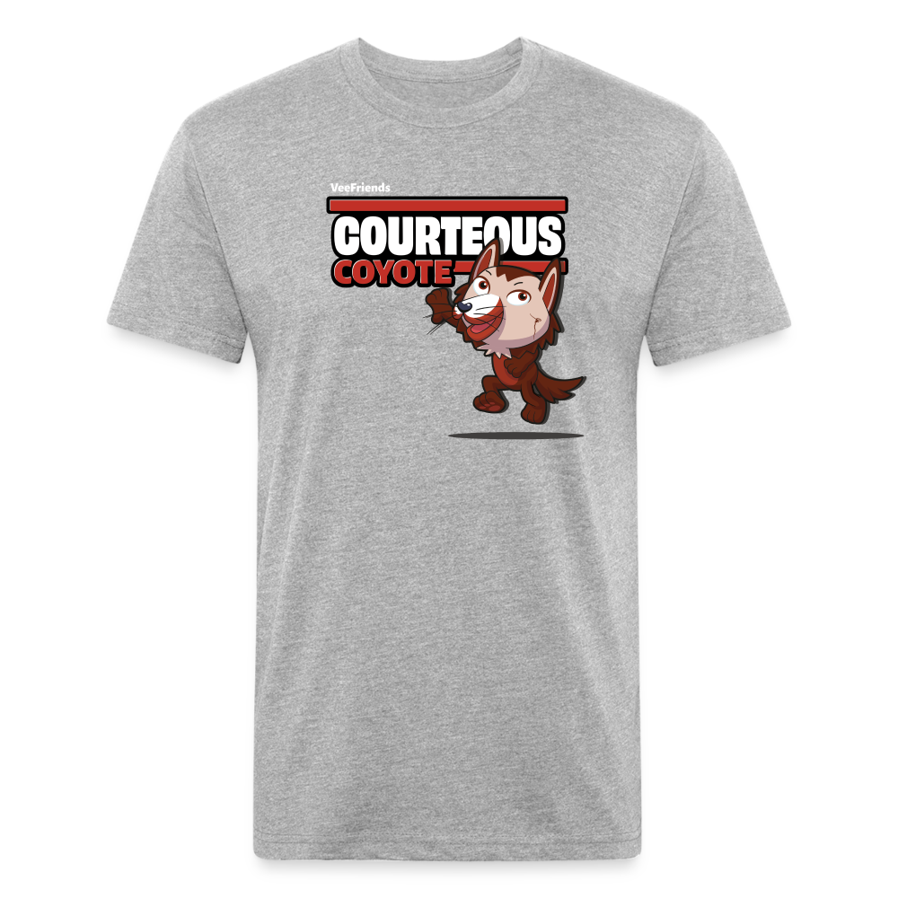 Courteous Coyote Character Comfort Adult Tee - heather gray