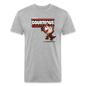 Courteous Coyote Character Comfort Adult Tee - heather gray