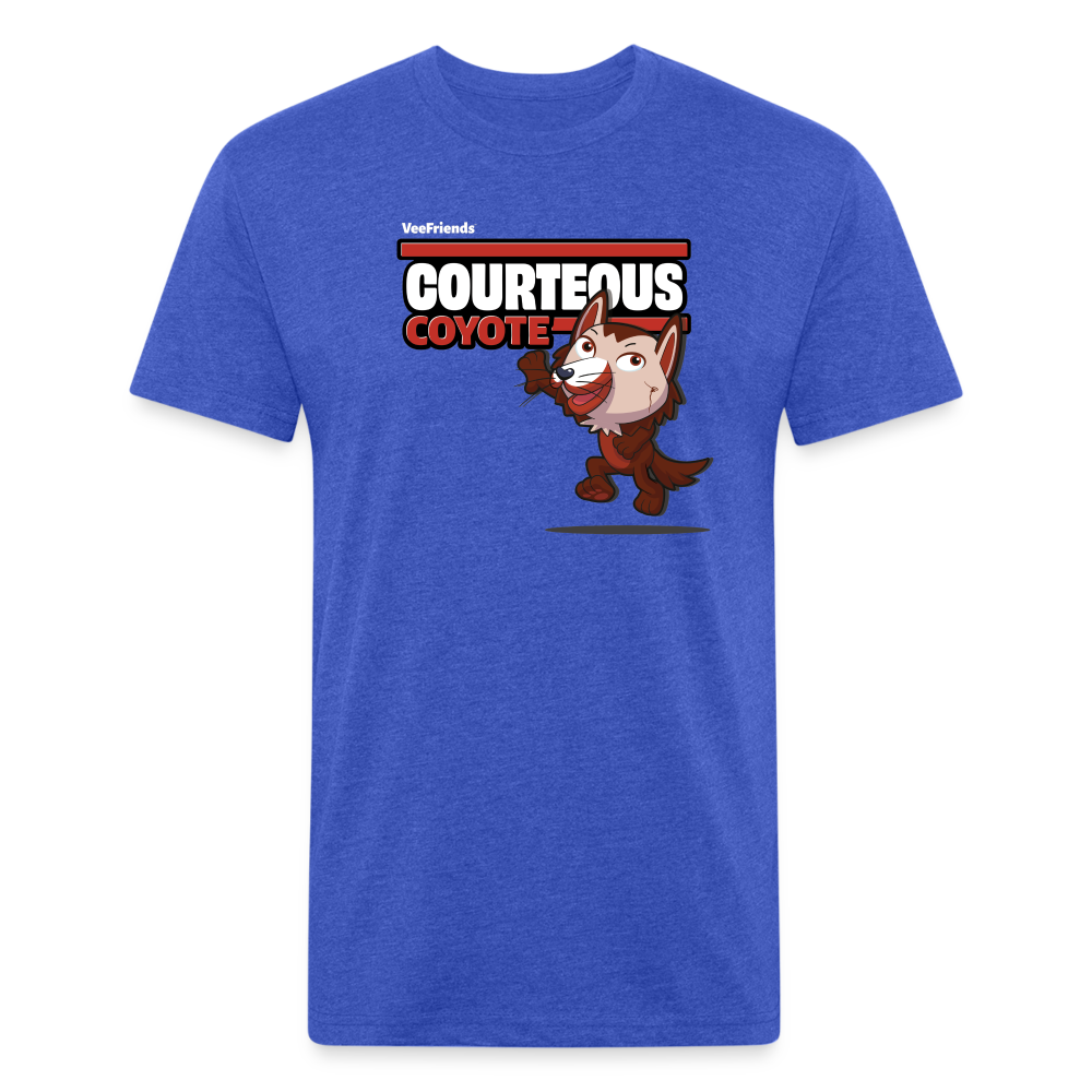 
            
                Load image into Gallery viewer, Courteous Coyote Character Comfort Adult Tee - heather royal
            
        