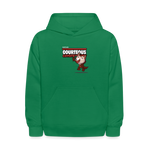 Courteous Coyote Character Comfort Kids Hoodie - kelly green