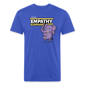 
            
                Load image into Gallery viewer, Empathy Elephant Character Comfort Adult Tee - heather royal
            
        