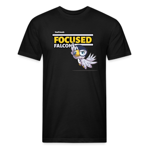 Focused Falcon Character Comfort Adult Tee - black