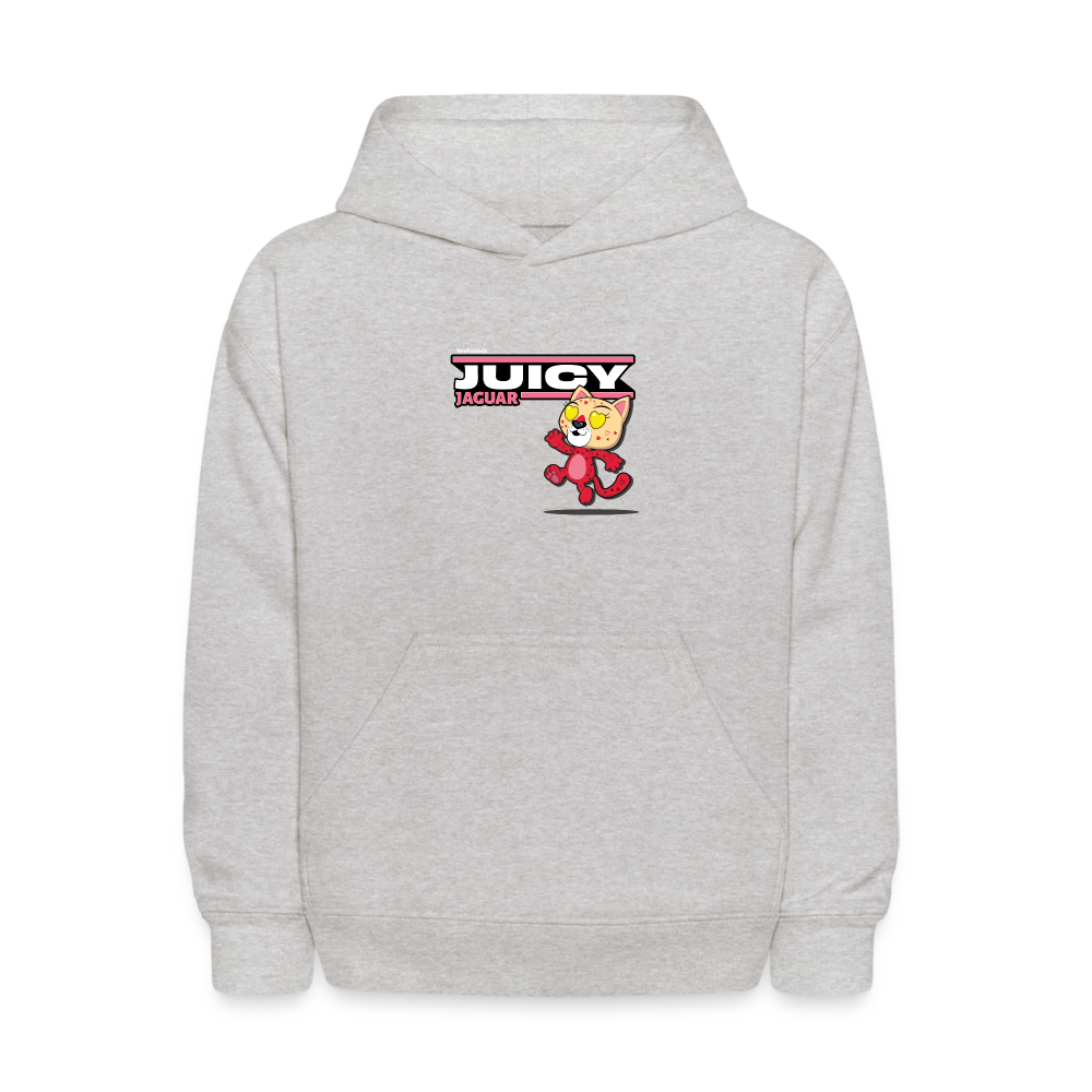 Juicy Jaguar Character Comfort Kids Hoodie - heather gray