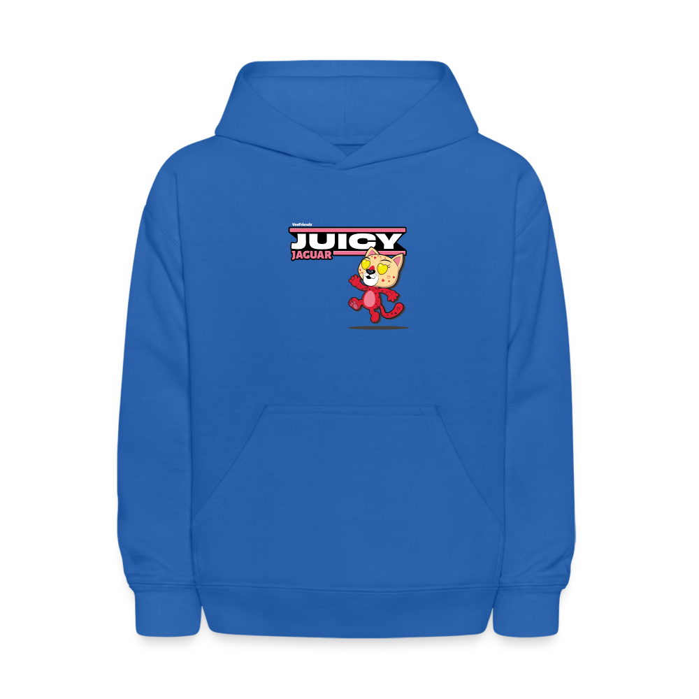 Juicy Jaguar Character Comfort Kids Hoodie - royal blue