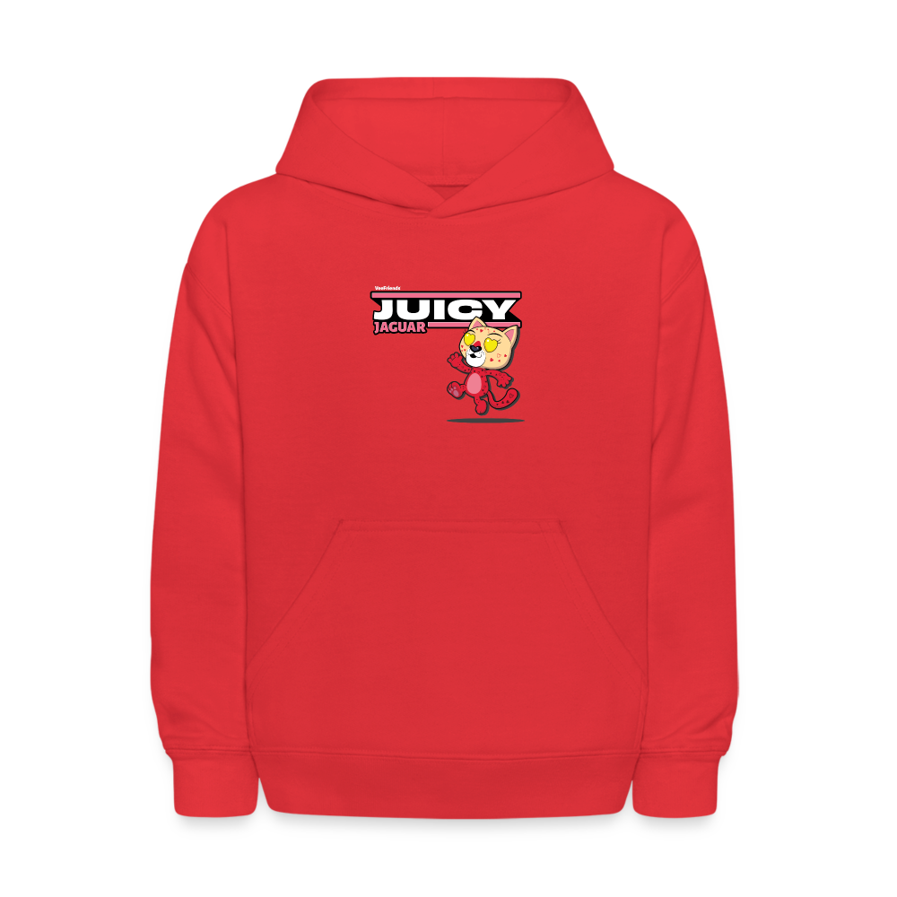 Juicy Jaguar Character Comfort Kids Hoodie - red