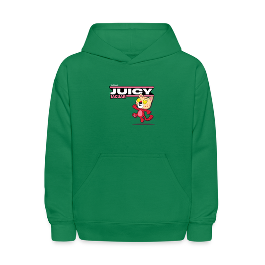 Juicy Jaguar Character Comfort Kids Hoodie - kelly green