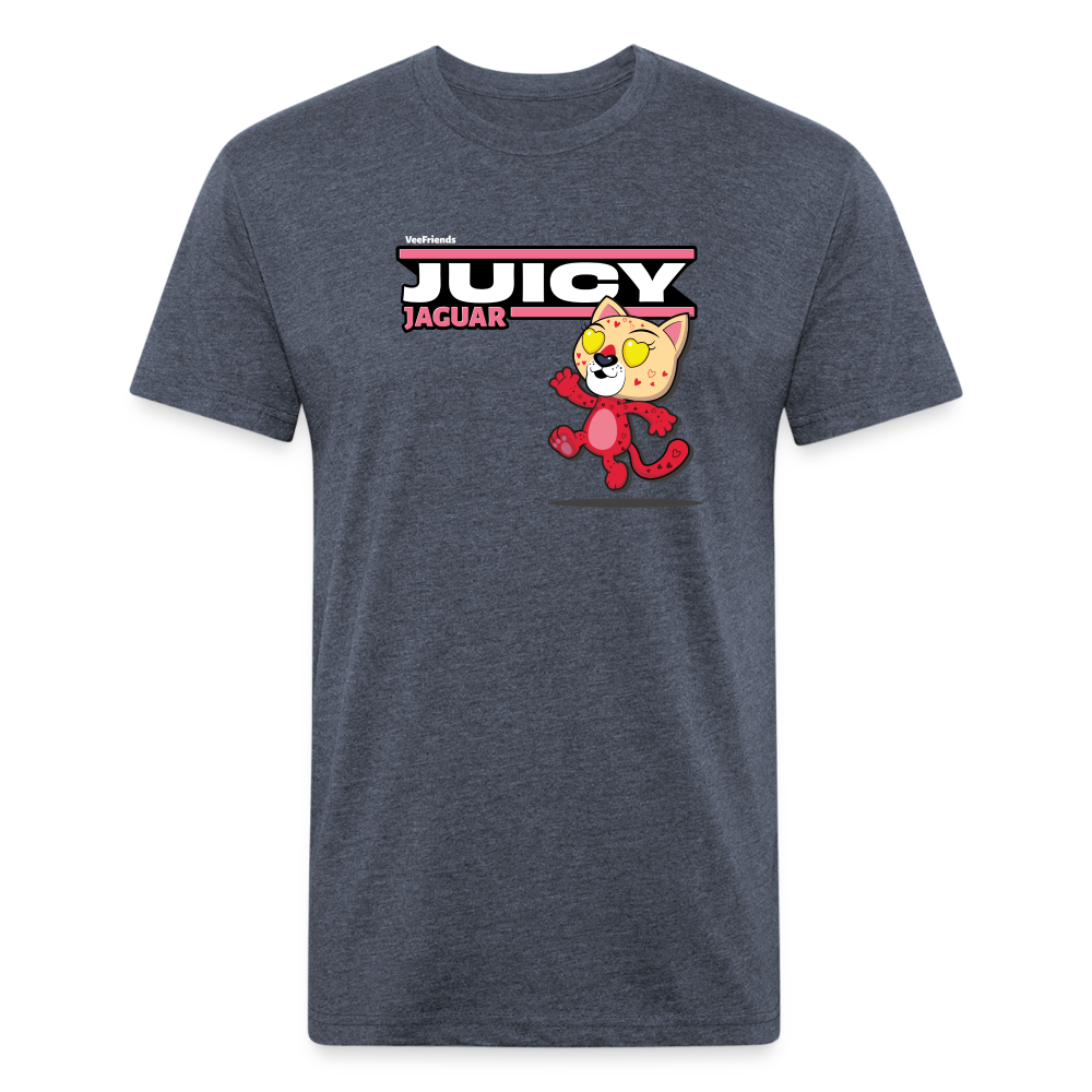 Juicy Jaguar Character Comfort Adult Tee - heather navy