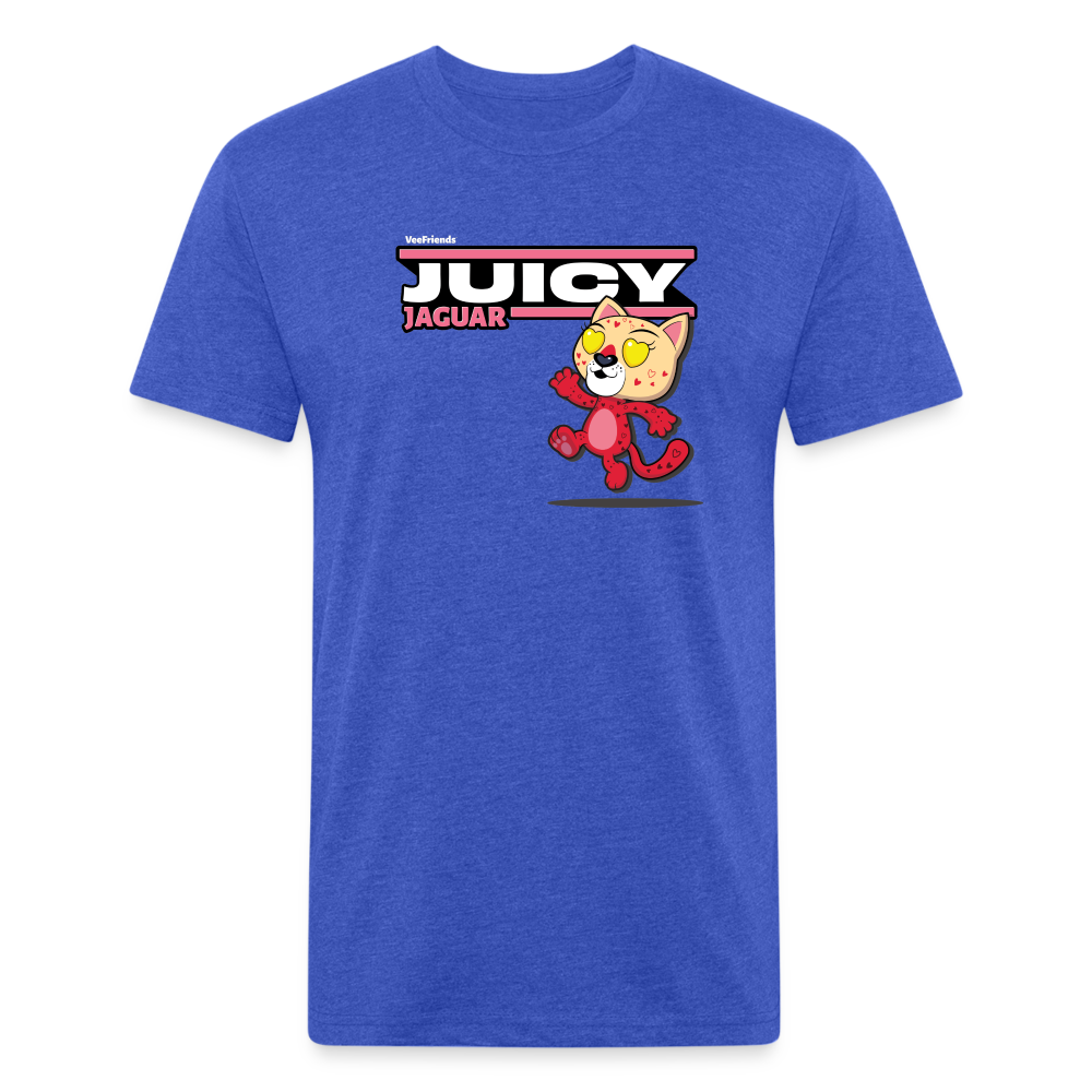 Juicy Jaguar Character Comfort Adult Tee - heather royal