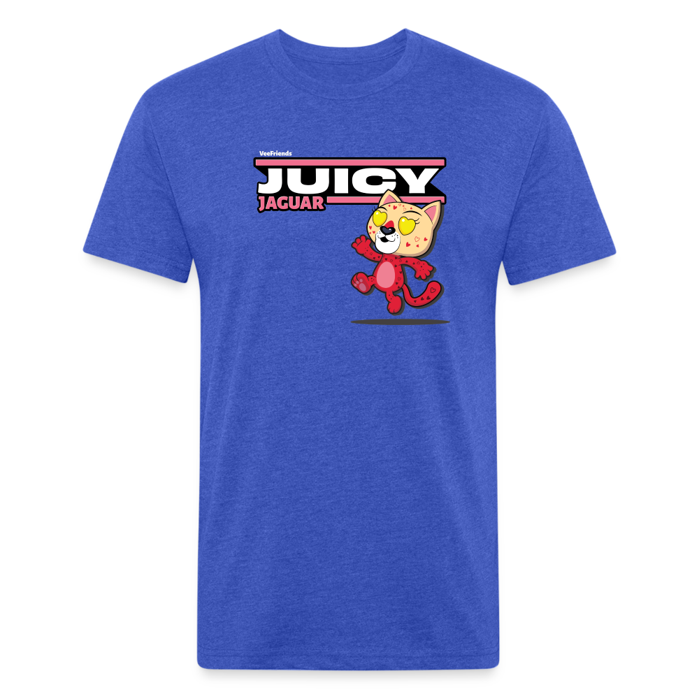 
            
                Load image into Gallery viewer, Juicy Jaguar Character Comfort Adult Tee - heather royal
            
        