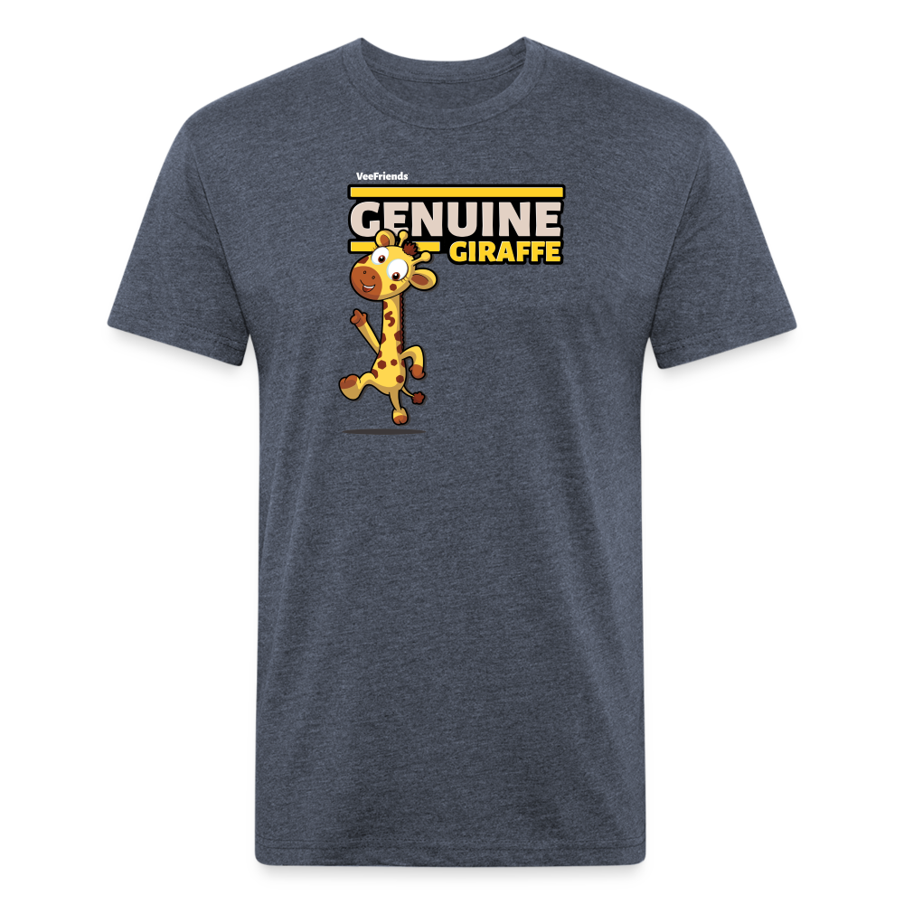 Genuine Giraffe Character Comfort Adult Tee - heather navy