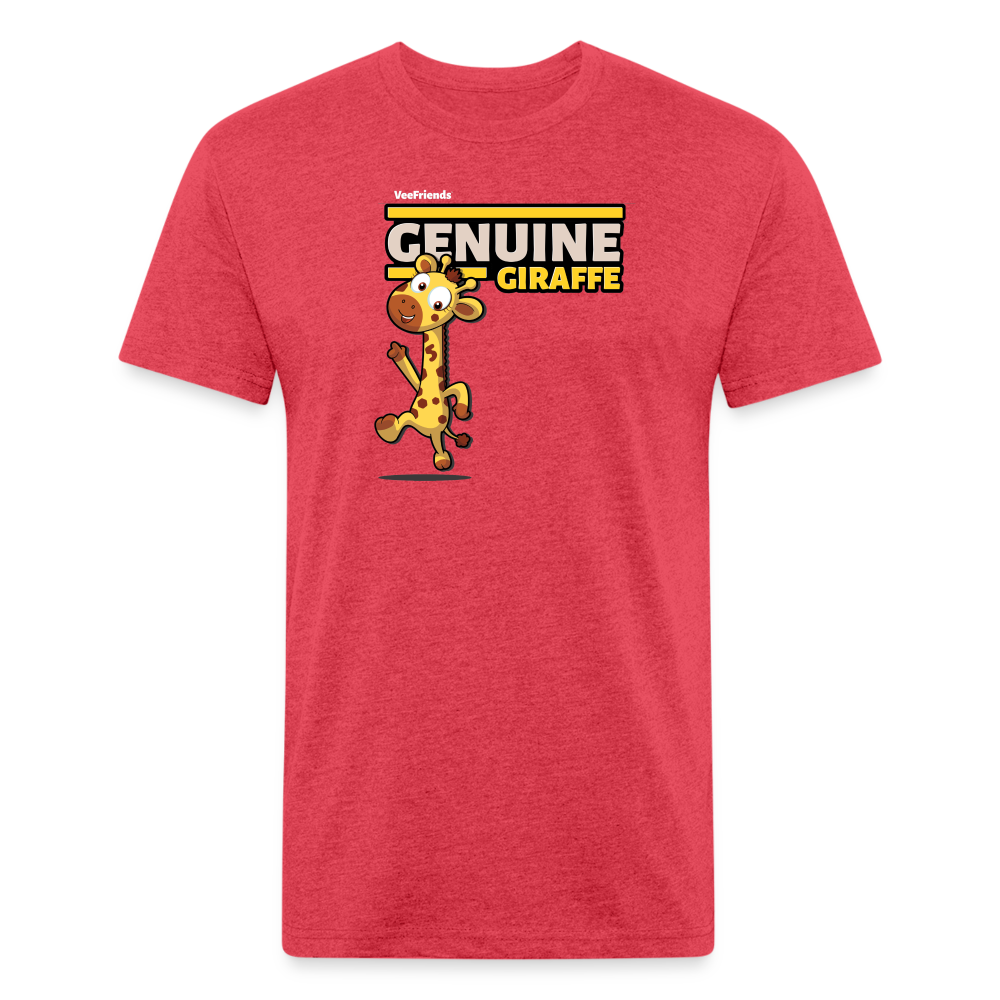 Genuine Giraffe Character Comfort Adult Tee - heather red