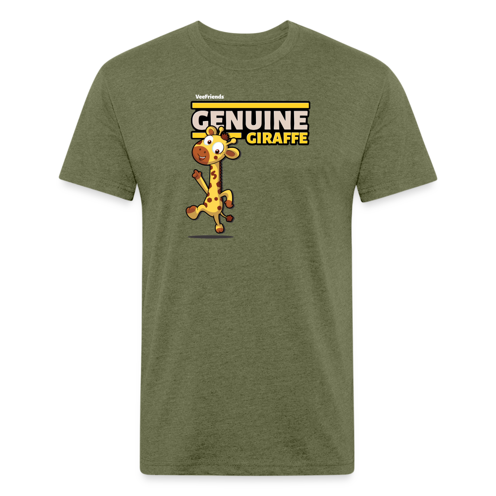 Genuine Giraffe Character Comfort Adult Tee - heather military green