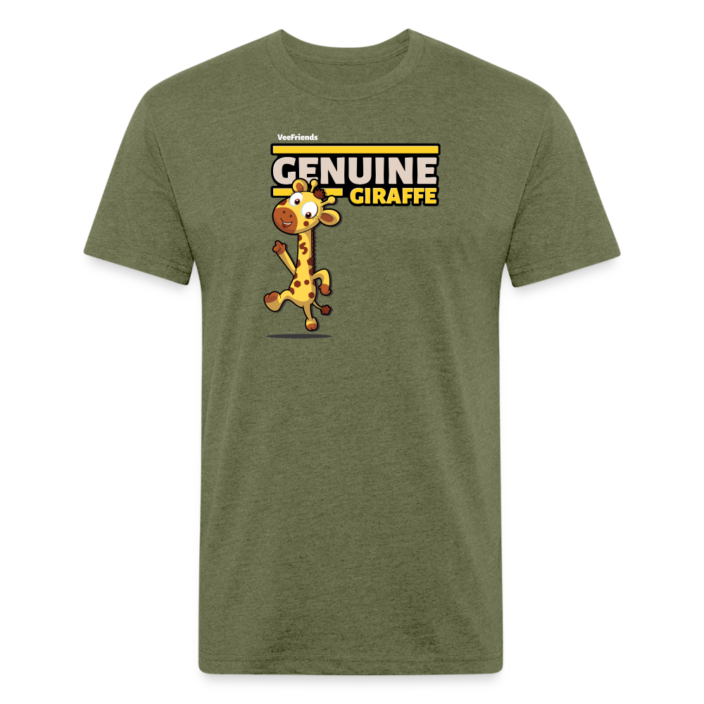 
            
                Load image into Gallery viewer, Genuine Giraffe Character Comfort Adult Tee - heather military green
            
        