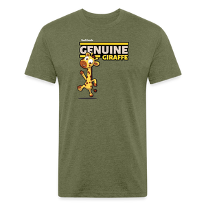 Genuine Giraffe Character Comfort Adult Tee - heather military green