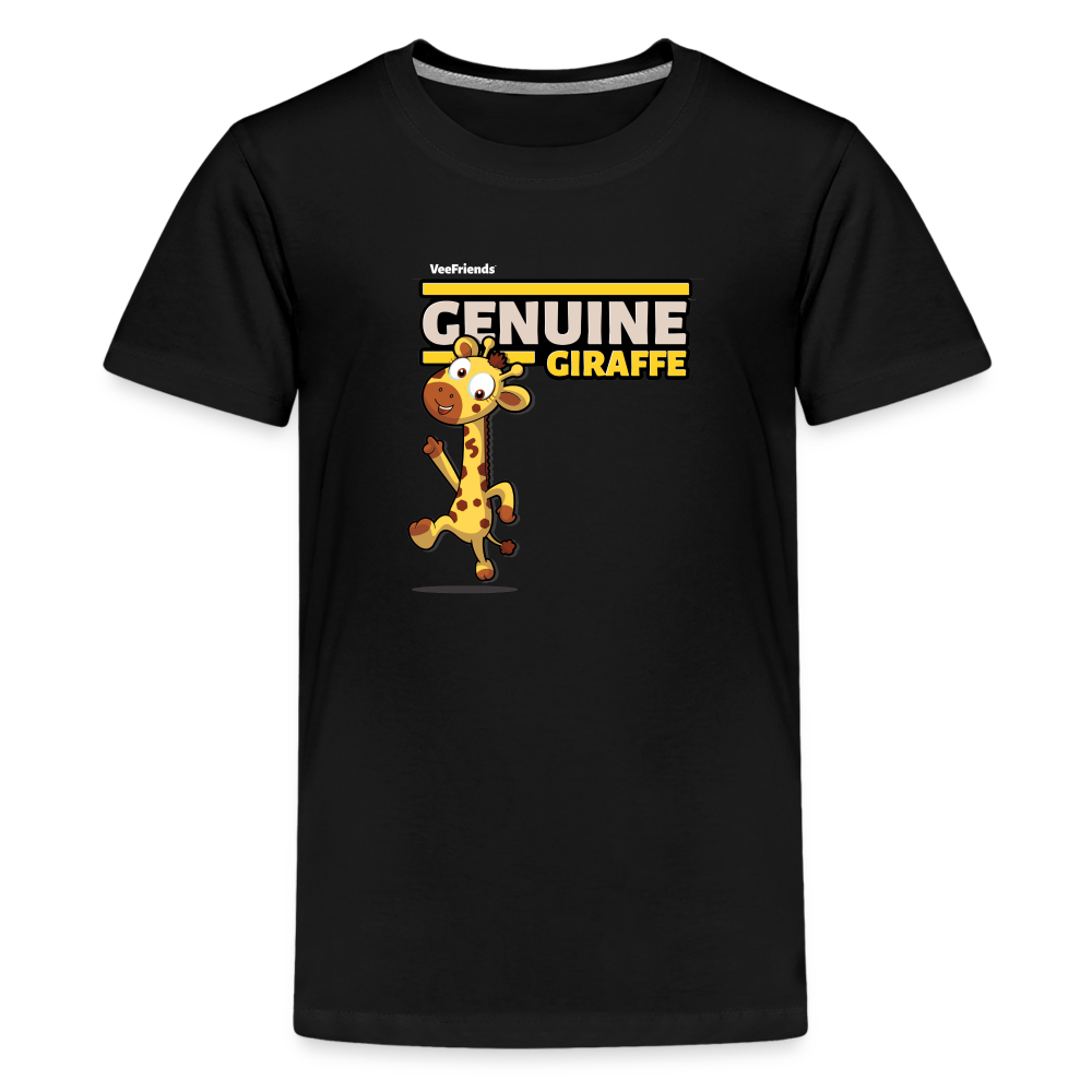 Genuine Giraffe Character Comfort Kids Tee - black