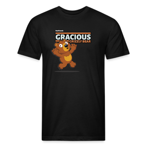 
            
                Load image into Gallery viewer, Gracious Grizzly Bear Character Comfort Adult Tee - black
            
        