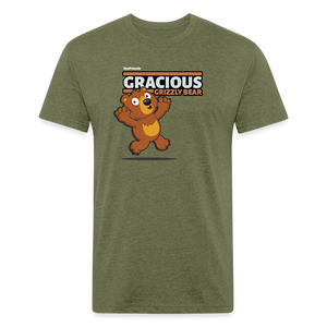 
            
                Load image into Gallery viewer, Gracious Grizzly Bear Character Comfort Adult Tee - heather military green
            
        