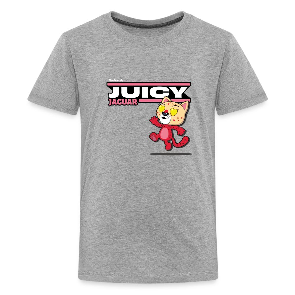 Juicy Jaguar Character Comfort Kids Tee - heather gray