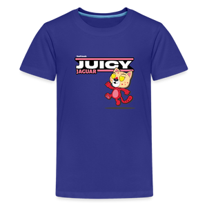 Juicy Jaguar Character Comfort Kids Tee - royal blue