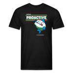 Proactive Piranha Character Comfort Adult Tee - black