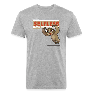 Selfless Sloth Character Comfort Adult Tee - heather gray