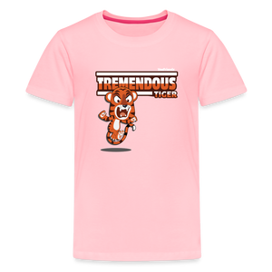 Tremendous Tiger Character Comfort Kids Tee - pink