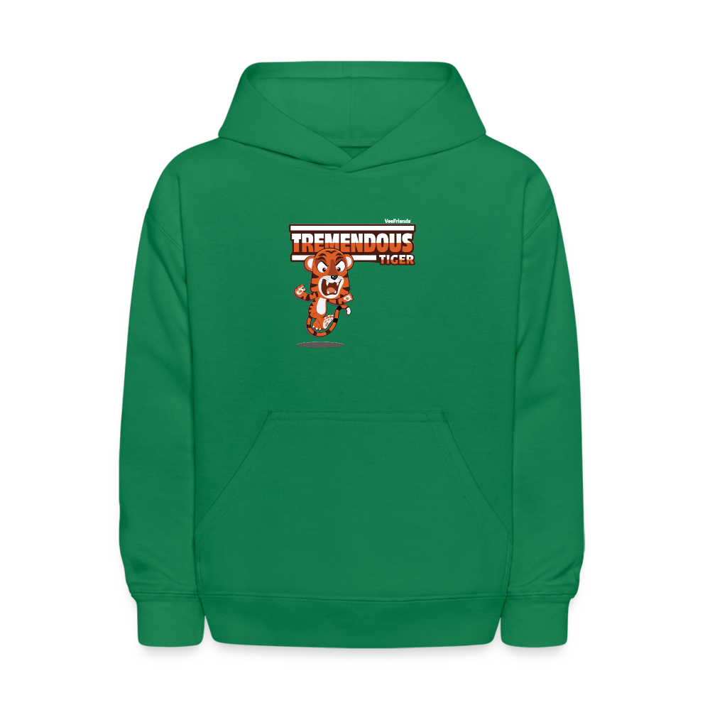 
            
                Load image into Gallery viewer, Tremendous Tiger Character Comfort Kids Hoodie - kelly green
            
        