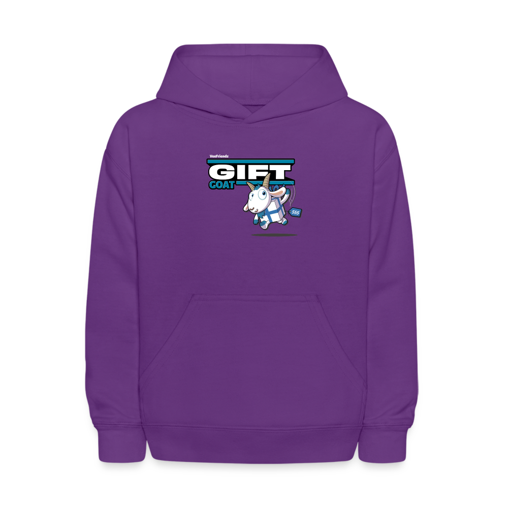 Gift Goat Character Comfort Kids Hoodie - purple