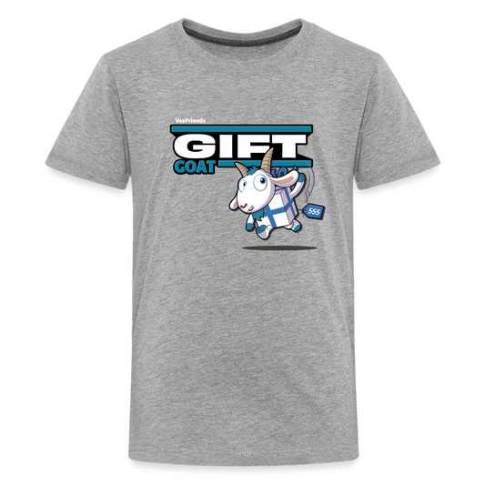 Gift Goat Character Comfort Kids Tee - heather gray