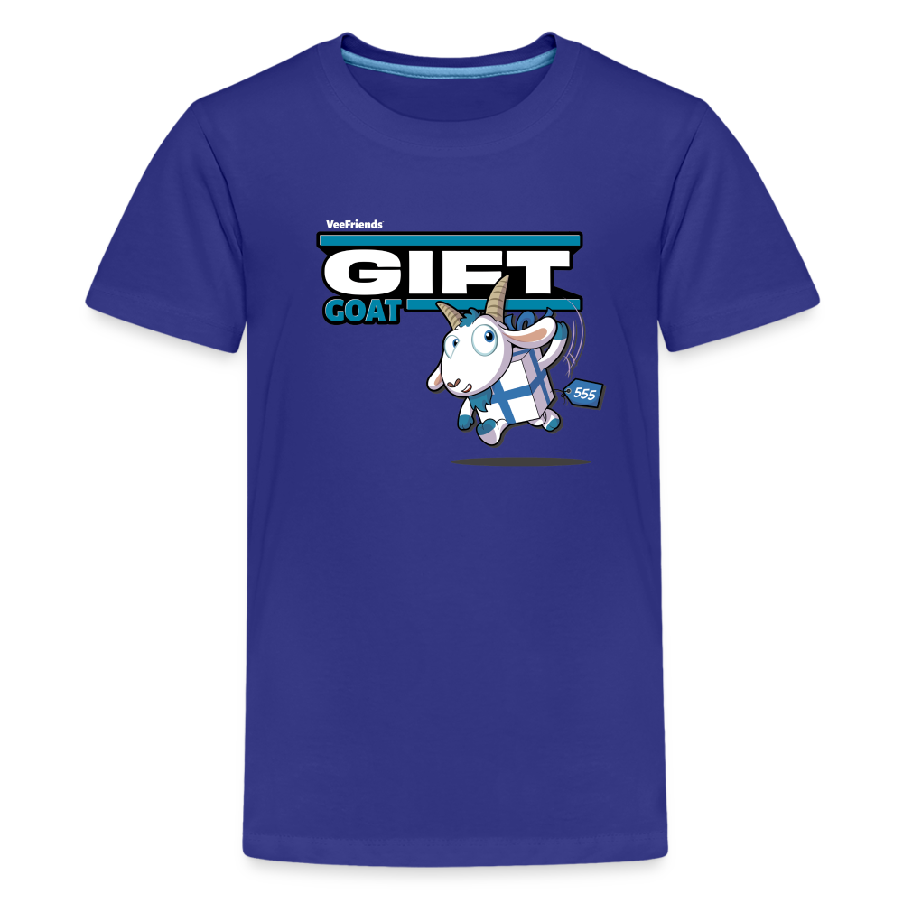 Gift Goat Character Comfort Kids Tee - royal blue