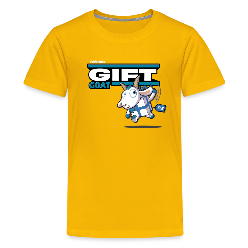 Gift Goat Character Comfort Kids Tee - sun yellow