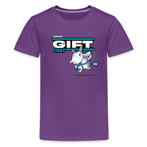 Gift Goat Character Comfort Kids Tee - purple