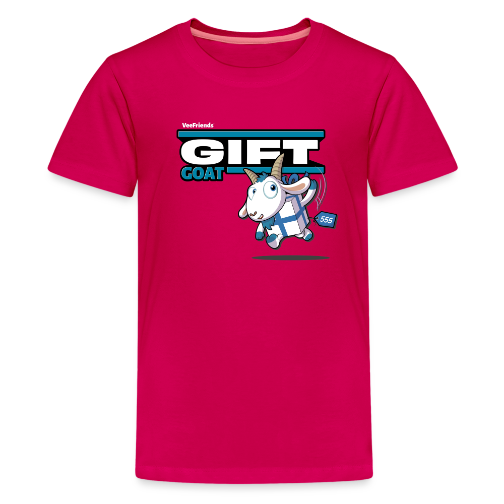 Gift Goat Character Comfort Kids Tee - dark pink