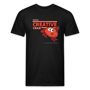 Creative Crab Character Comfort Adult Tee - black