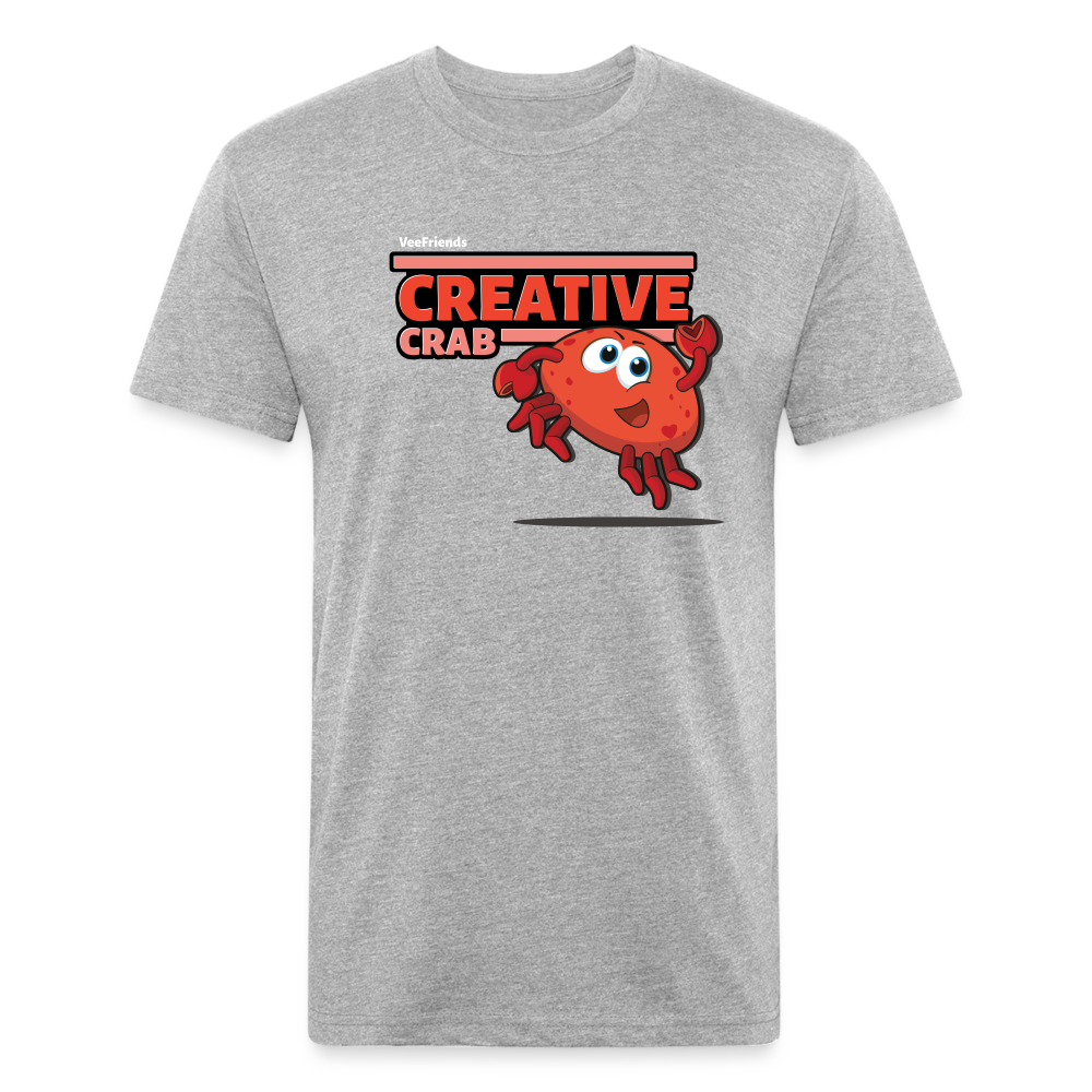 Creative Crab Character Comfort Adult Tee - heather gray