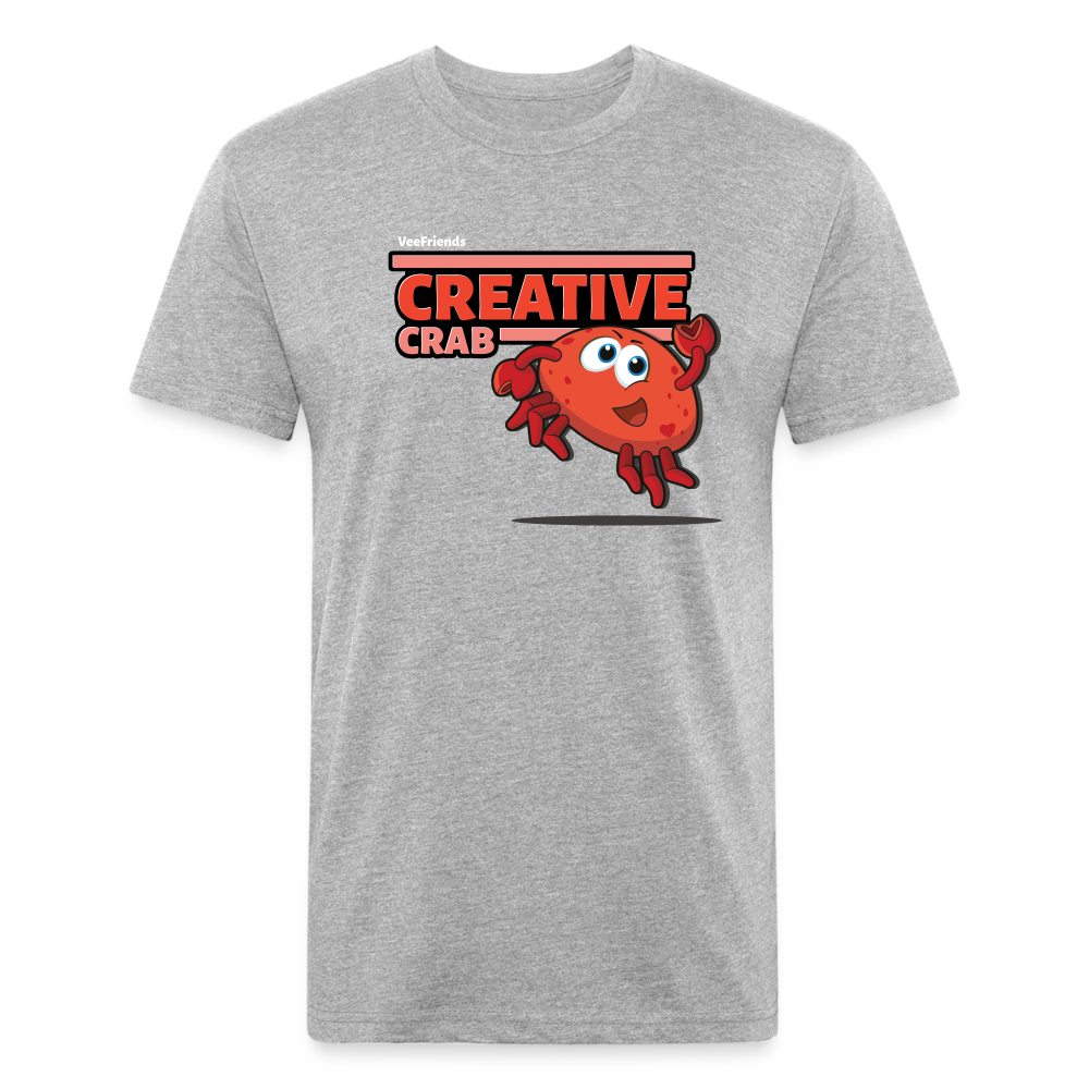 
            
                Load image into Gallery viewer, Creative Crab Character Comfort Adult Tee - heather gray
            
        