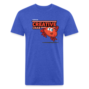 
            
                Load image into Gallery viewer, Creative Crab Character Comfort Adult Tee - heather royal
            
        